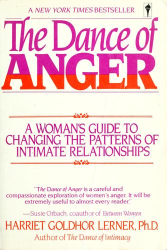 The Dance of Anger by Harriet Lerner book cover