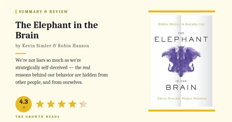 The Elephant in the Brain Summary and Review