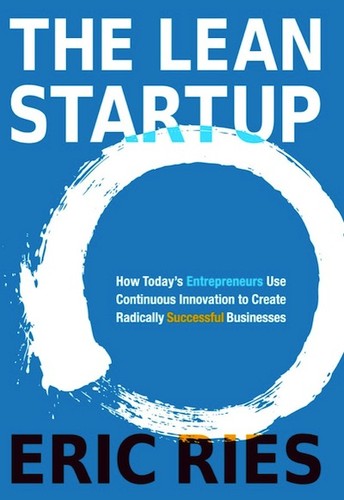 The Lean Startup book cover by Eric Ries