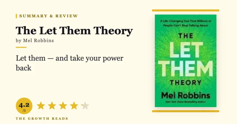 The Let Them Theory by Mel Robbins — summary and review with 4.2/5 rating