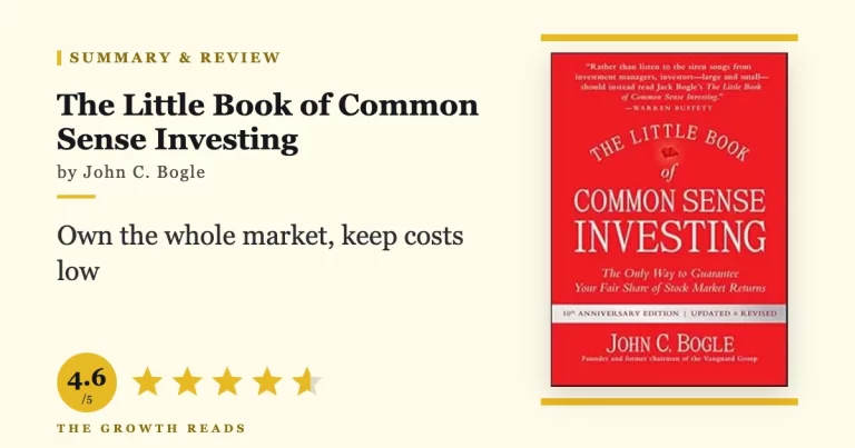 The Little Book of Common Sense Investing Summary & Review: The Only Investment Guide You Will Ever Need