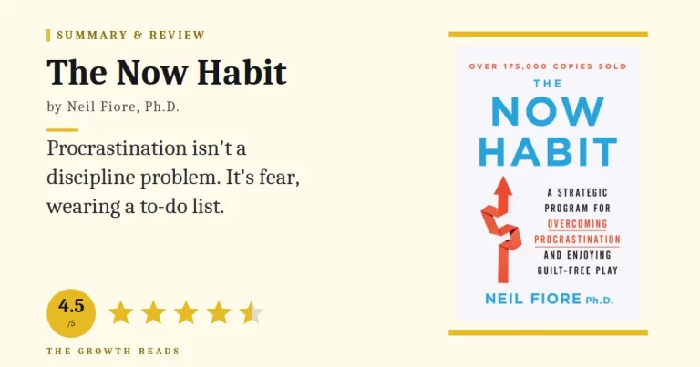 The Now Habit Summary & Review: A Strategic Program for Overcoming Procrastination