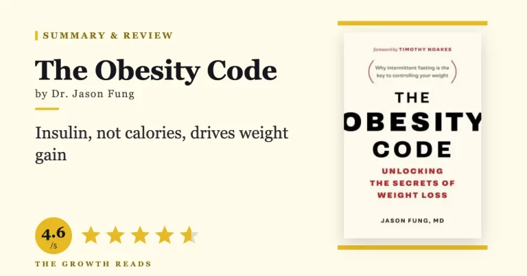 The Obesity Code by Dr. Jason Fung — summary and review with 4.6/5 rating