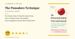 The Pomodoro Technique Summary & Review: 25 Minutes to Real Focus