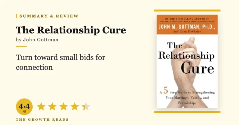 The Relationship Cure Summary & Review: The Science of Turning Toward