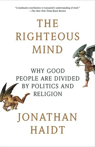 The Righteous Mind by Jonathan Haidt book cover