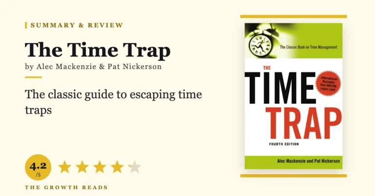 The Time Trap by Alec Mackenzie and Pat Nickerson — summary and review with 4.2/5 rating