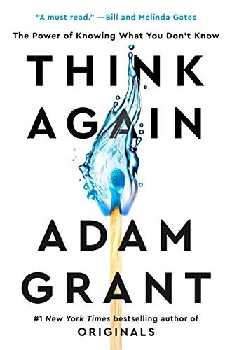 Think Again by Adam Grant book cover