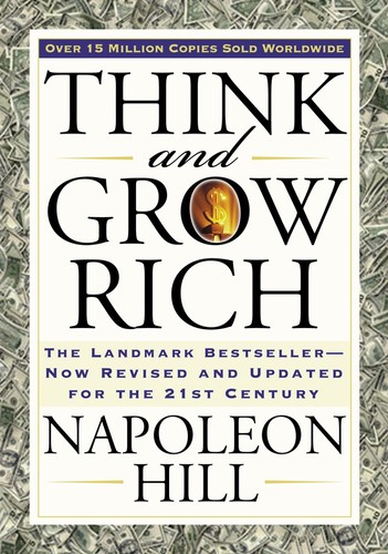 Think and Grow Rich by Napoleon Hill book cover