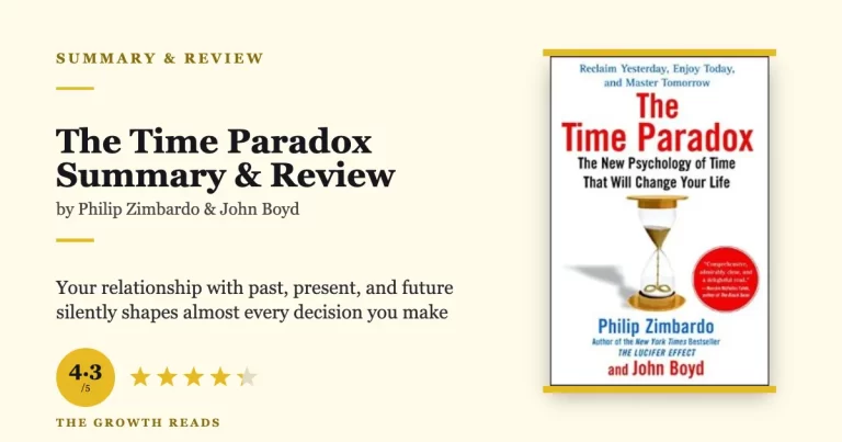 The Time Paradox by Philip Zimbardo and John Boyd summary and review featured image