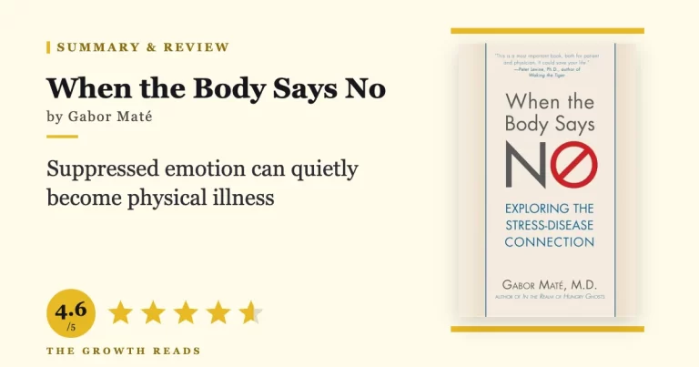 When the Body Says No by Gabor Maté — summary and review with 4.6/5 rating