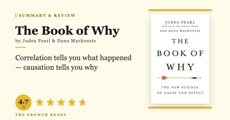 The Book of Why Summary & Review: How to Think in Causes, Not Just Correlations