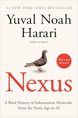 Nexus book cover by Yuval Noah Harari