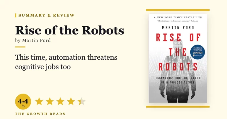 Rise of the Robots Summary & Review: Why Automation Now Threatens Cognitive Jobs Too
