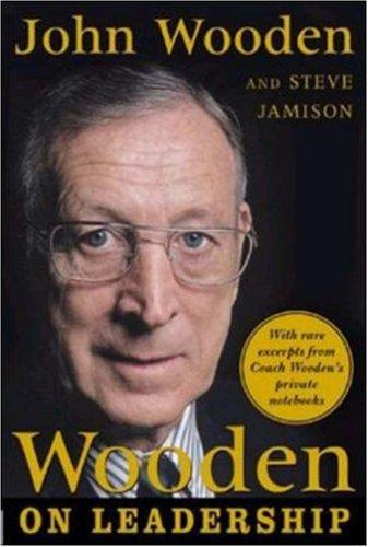 Wooden on Leadership book cover by John Wooden and Steve Jamison