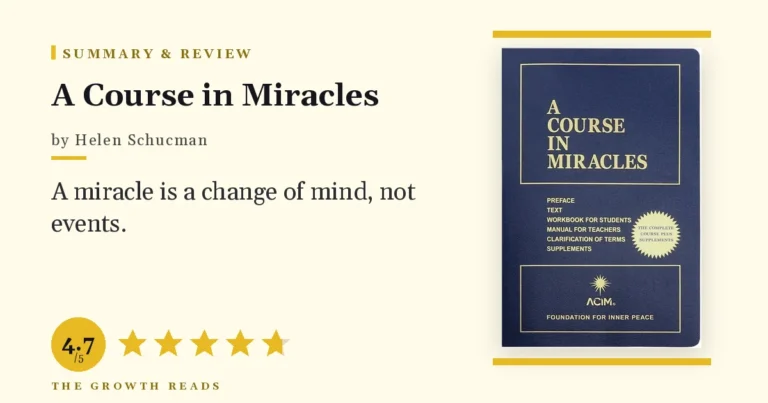 A Course in Miracles Summary & Review: Forgive the Script You Keep Replaying