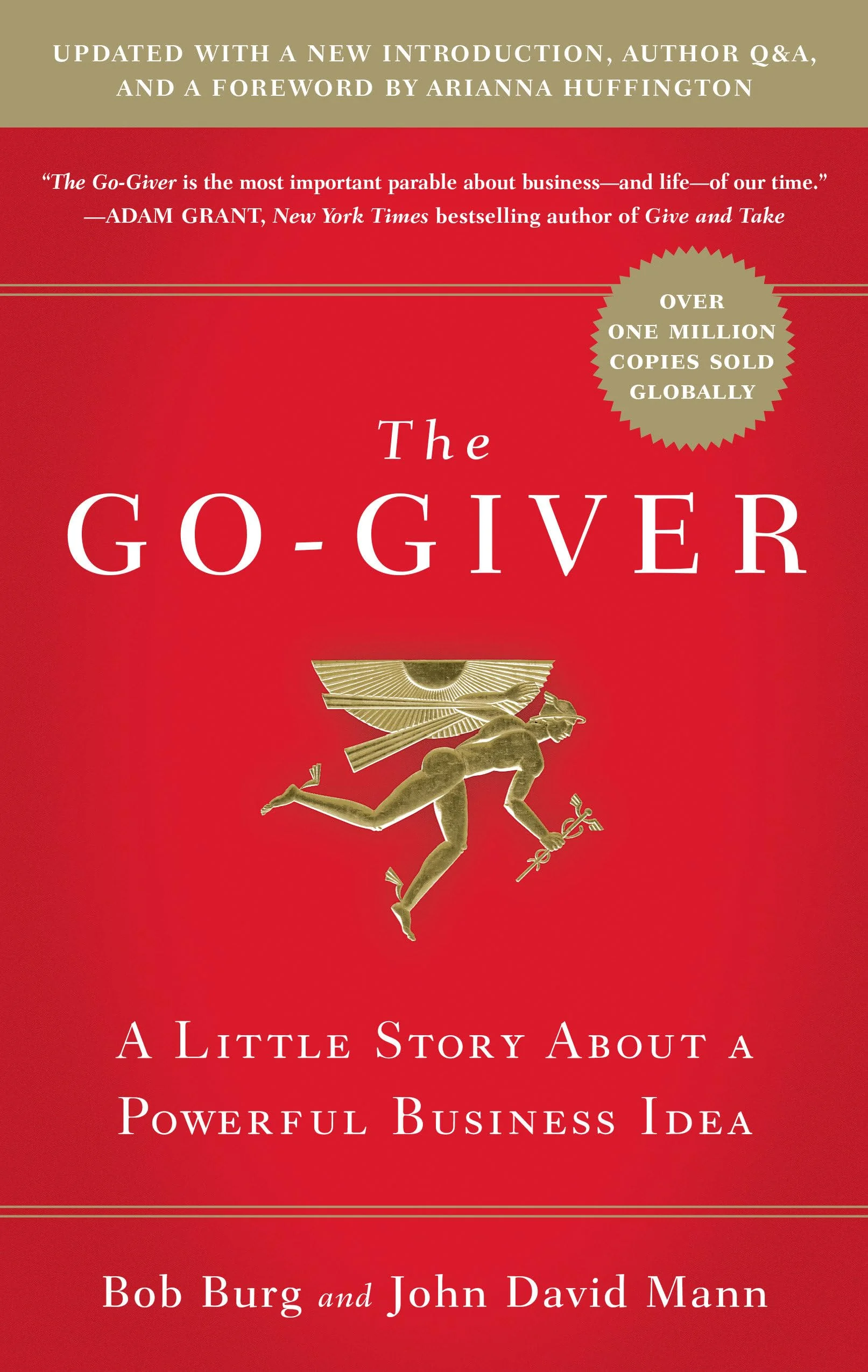 The Go-Giver by Bob Burg and John David Mann book cover