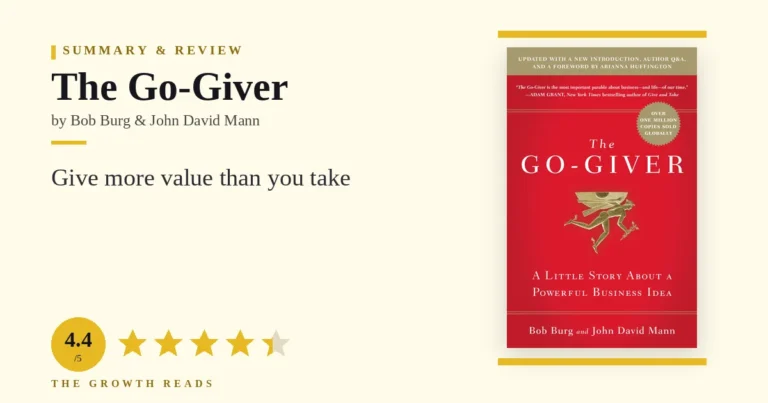 The Go-Giver Summary & Review: Give More Value Than You Take