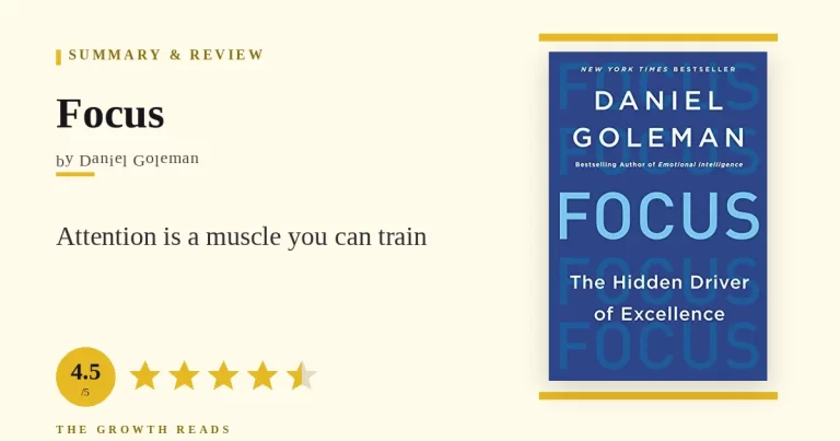 Focus Summary & Review: Train Attention Like a Muscle