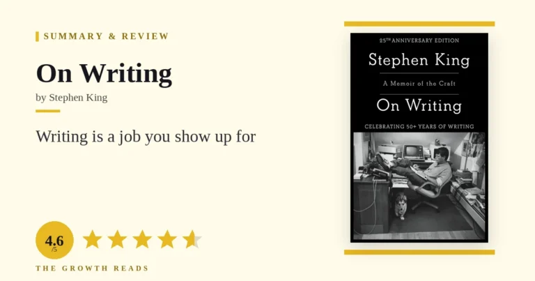 On Writing Summary & Review: Show Up Before the Muse