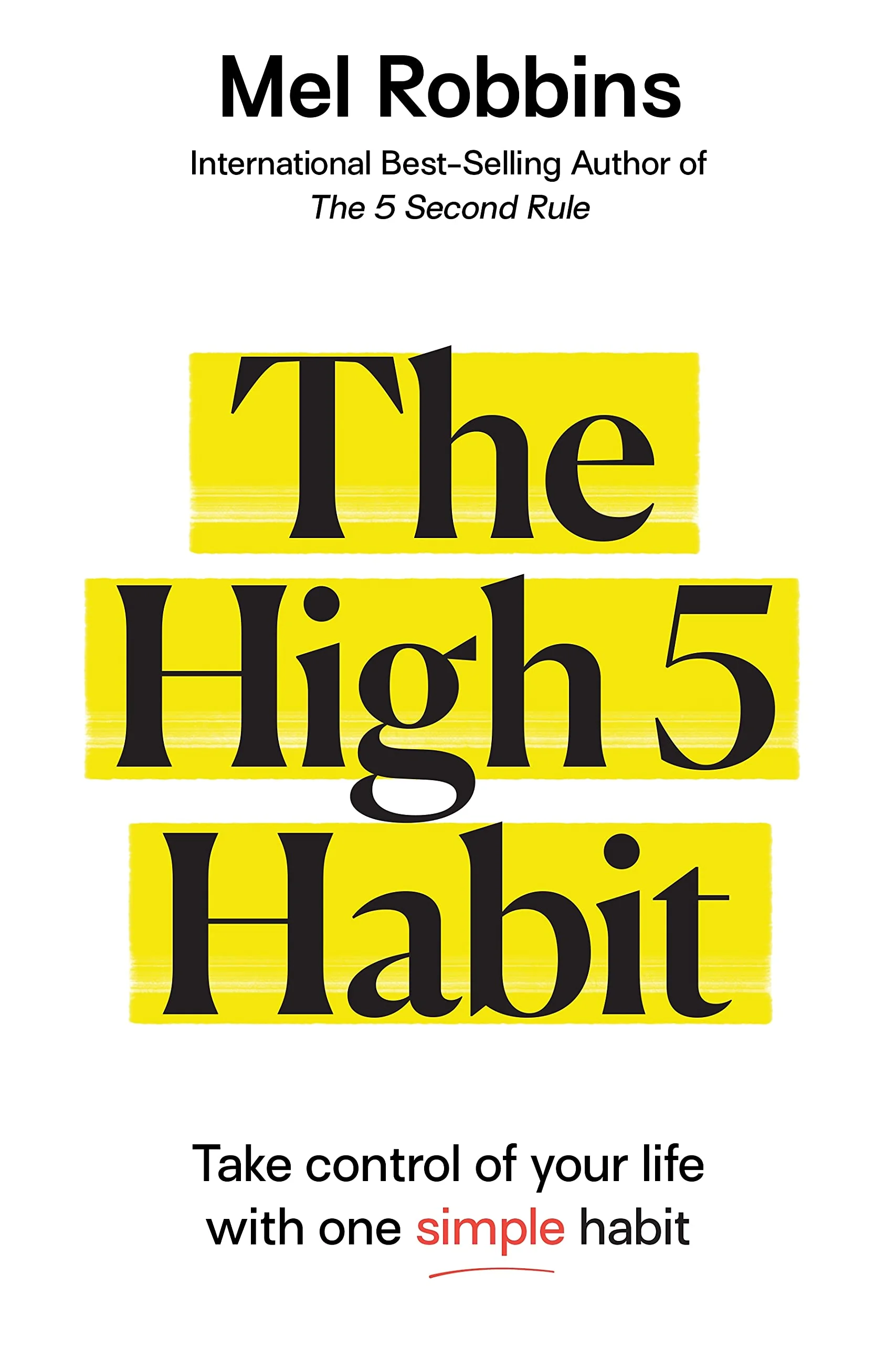 The High 5 Habit by Mel Robbins book cover
