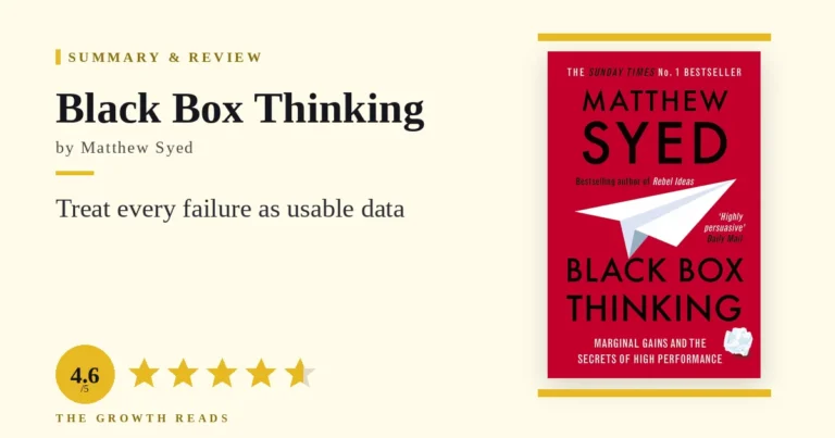 Black Box Thinking Summary & Review: Treat Failure as Data