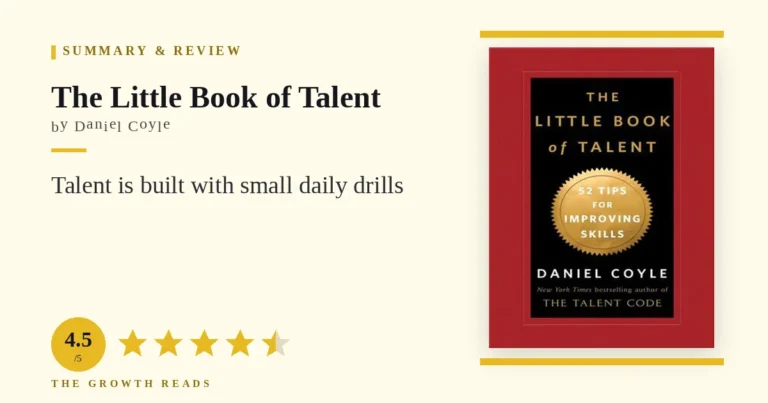The Little Book of Talent Summary & Review: 52 Tips That Grow Skill