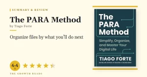 The PARA Method Summary & Review: Organize by Action, Not Topic