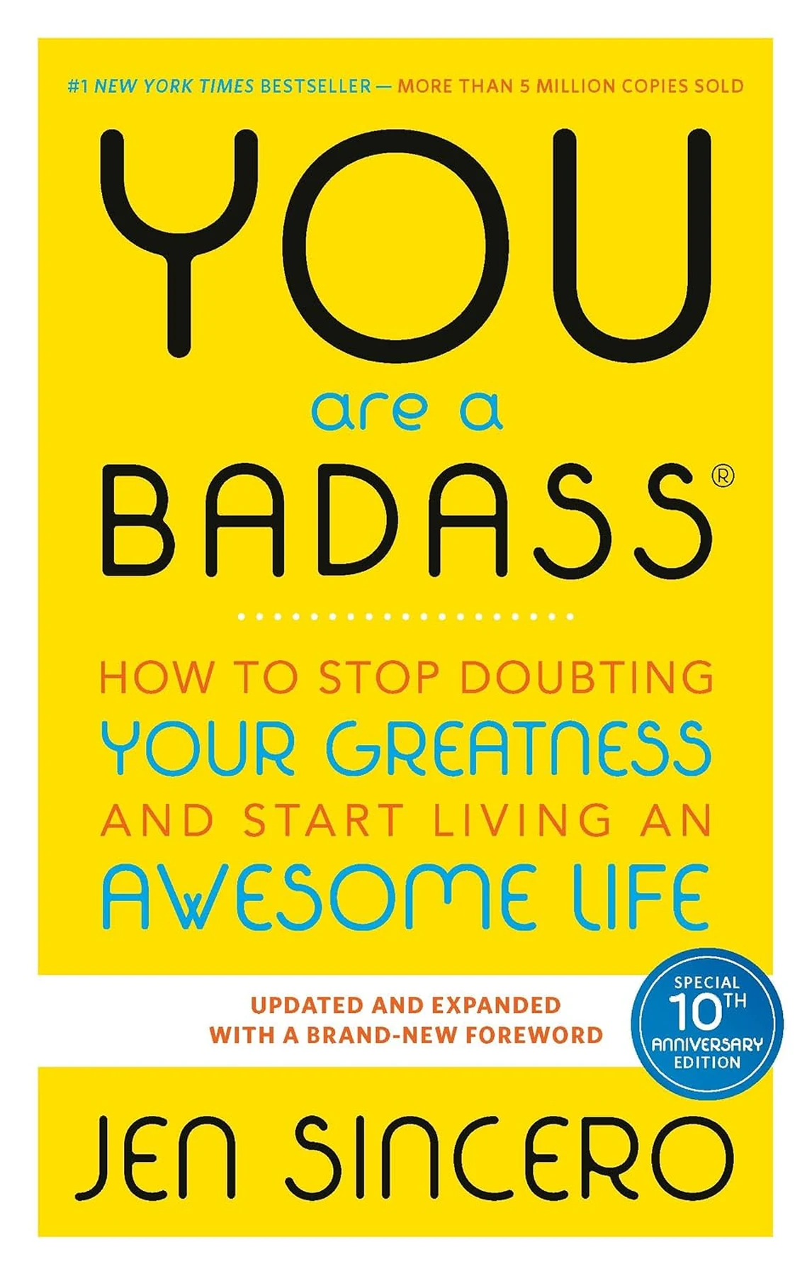 You Are a Badass by Jen Sincero book cover