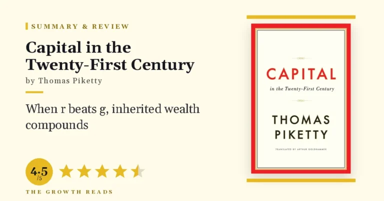Capital in the Twenty-First Century Summary & Review: When r Beats g