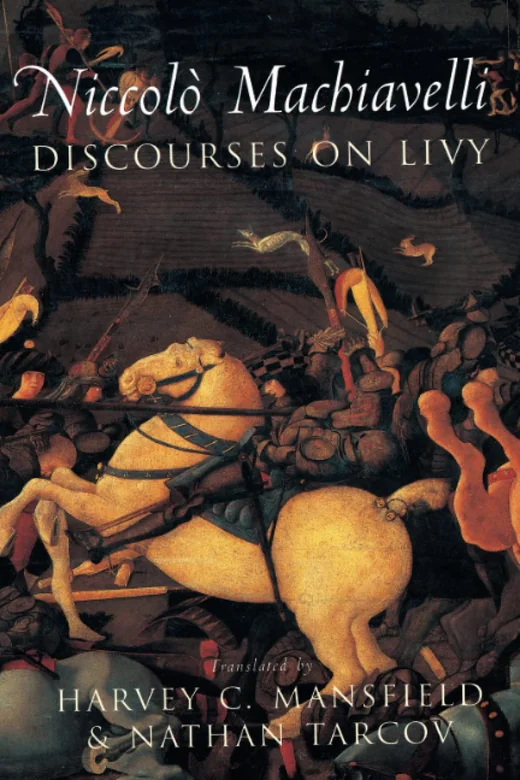 Discourses on Livy by Niccolò Machiavelli book cover
