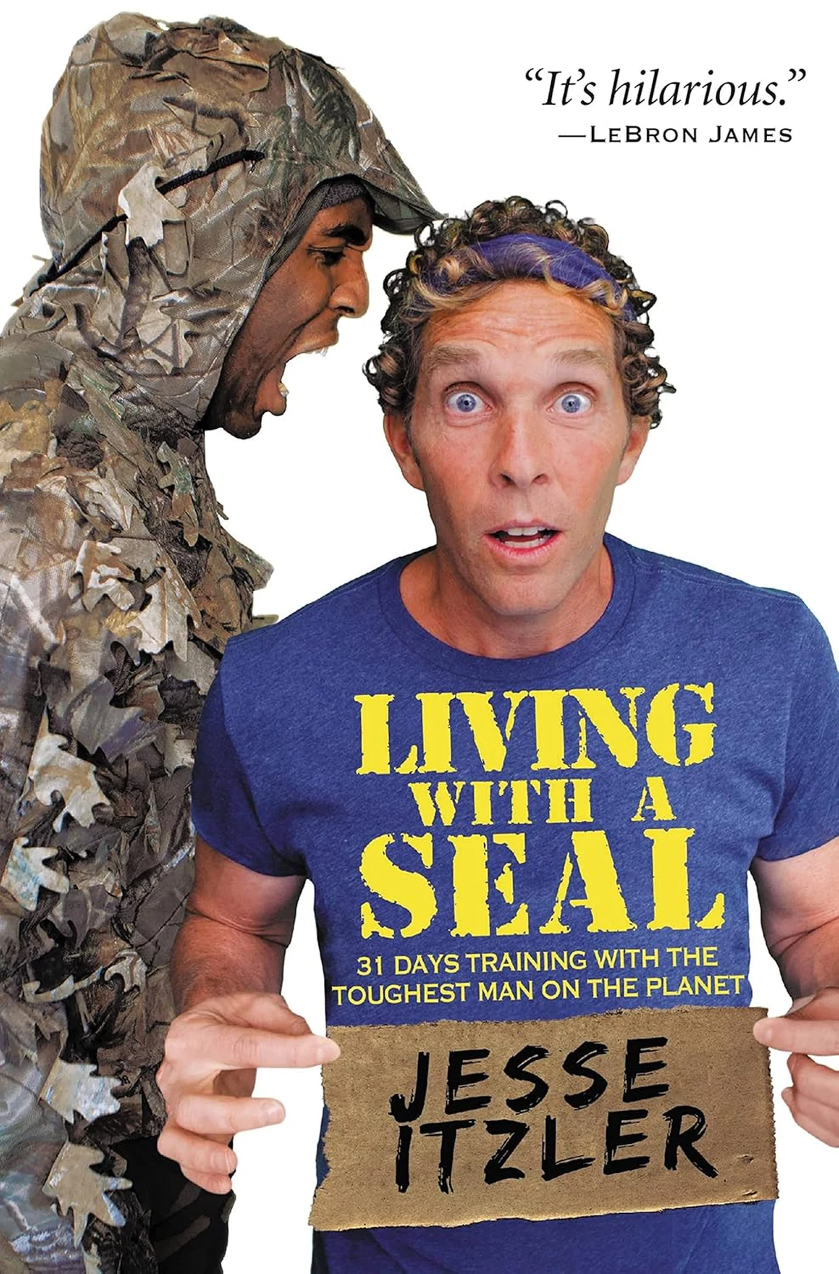 Living with a SEAL by Jesse Itzler book cover