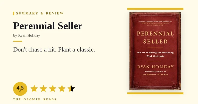 Perennial Seller by Ryan Holiday — summary and review with 4.5/5 rating