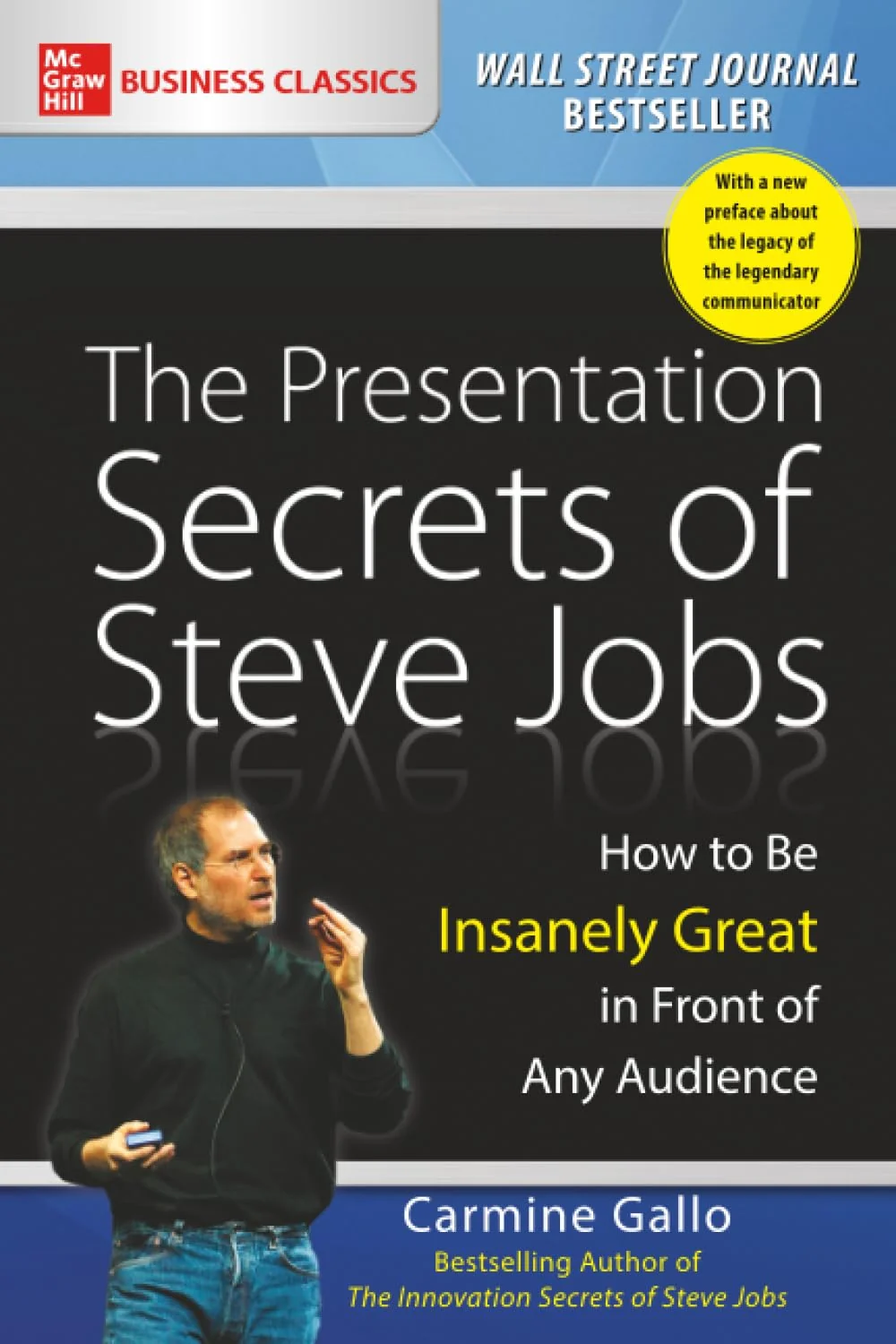 The Presentation Secrets of Steve Jobs by Carmine Gallo book cover