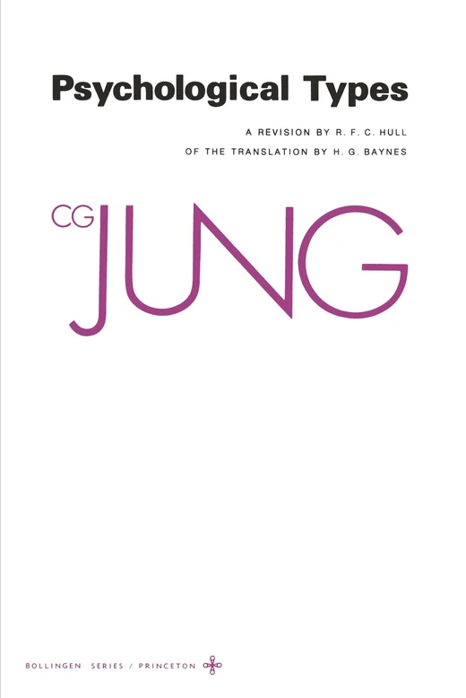 Psychological Types by C. G. Jung book cover