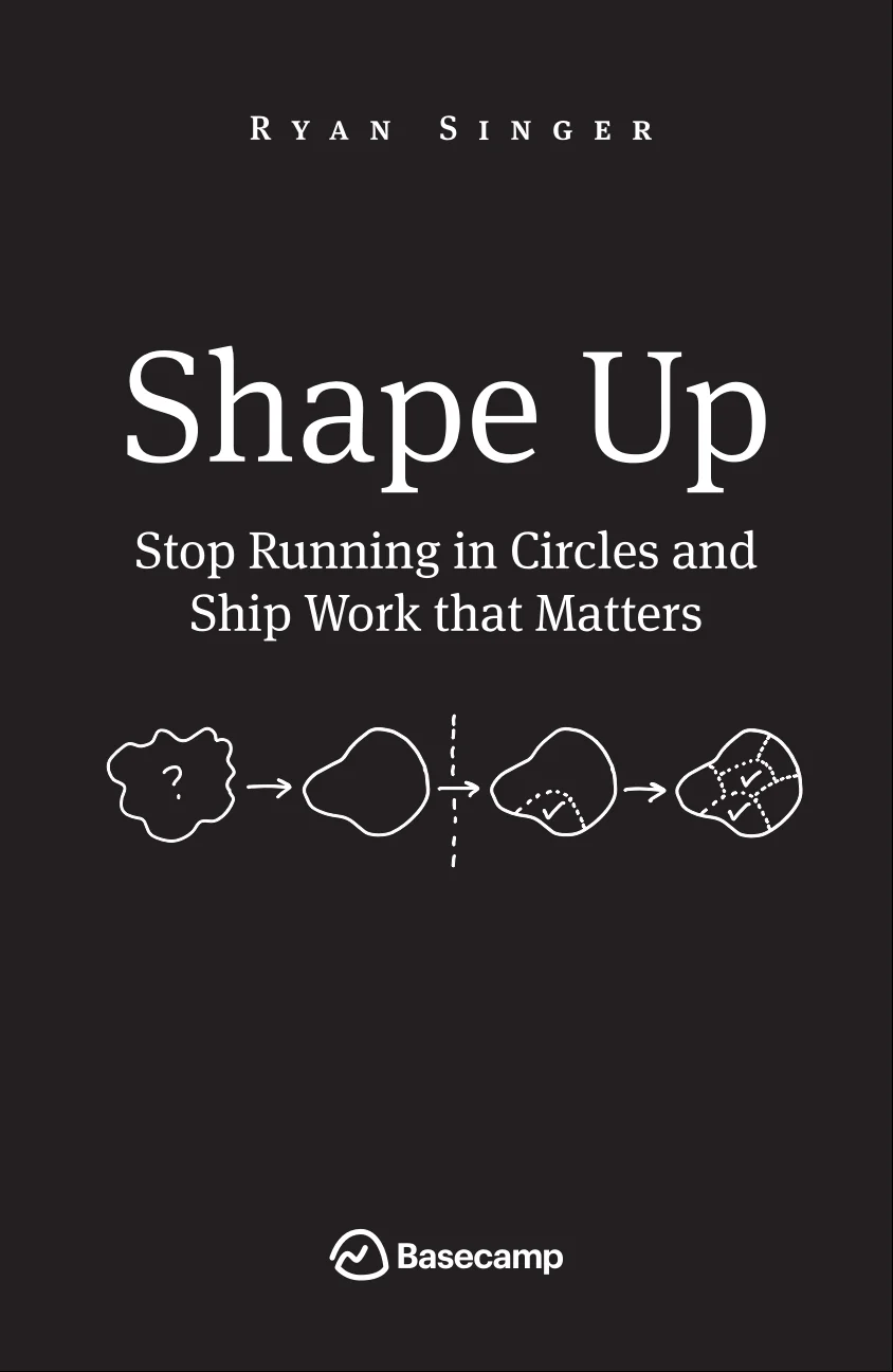 Shape Up by Ryan Singer book cover