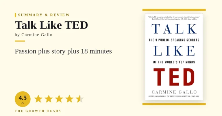 Talk Like TED Summary & Review: Make Ideas Travel in 18 Minutes