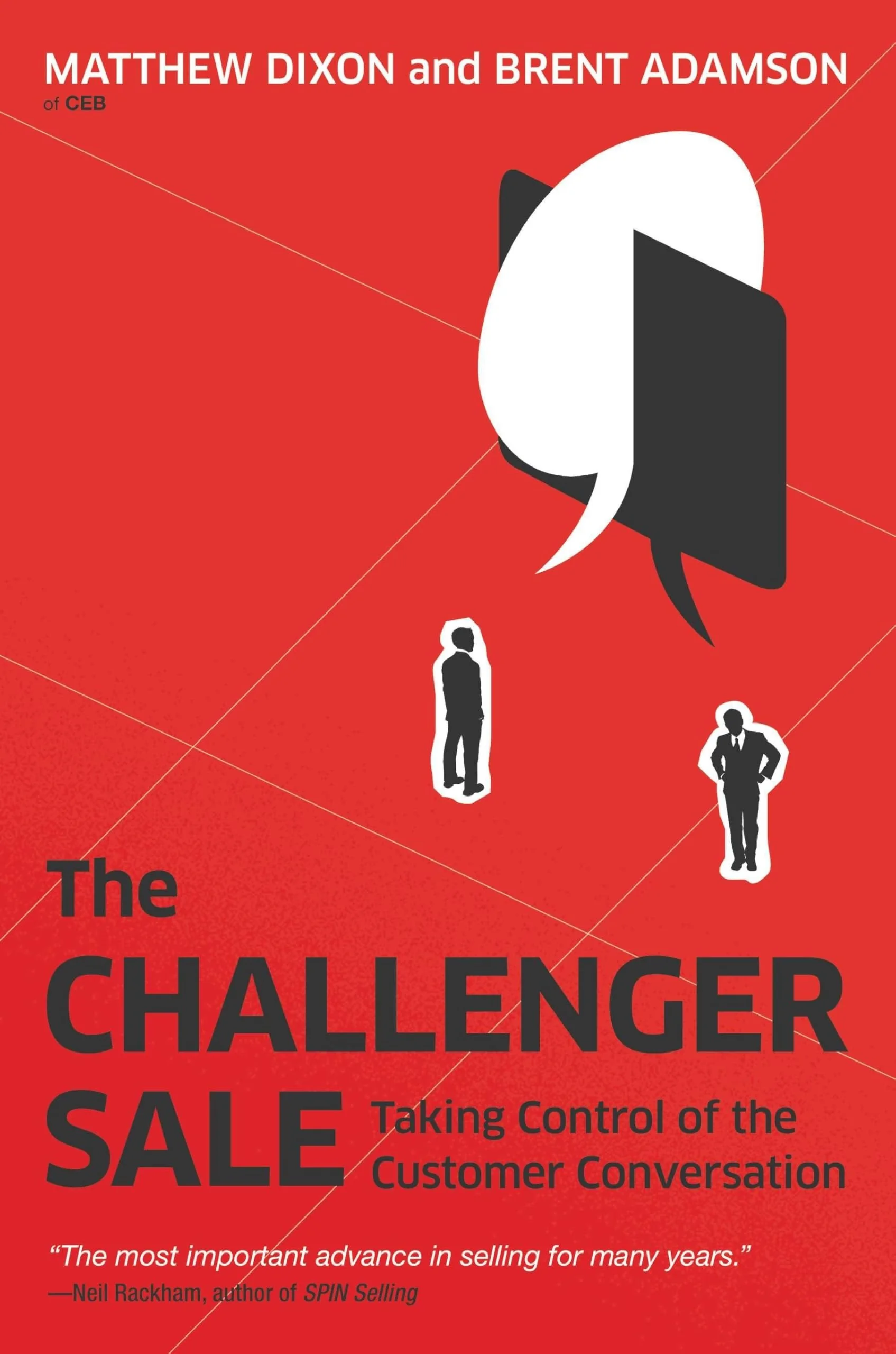 The Challenger Sale by Matthew Dixon and Brent Adamson book cover