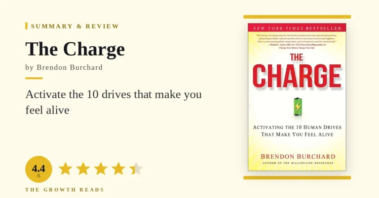 The Charge by Brendon Burchard — summary and review with 4.4/5 rating