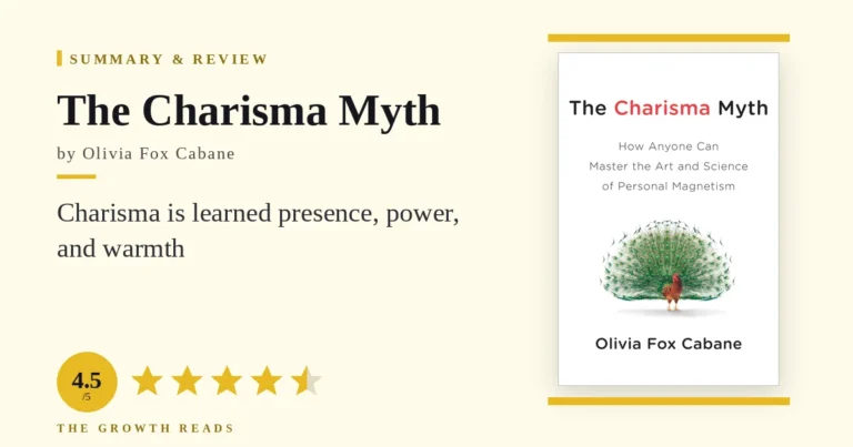 The Charisma Myth Summary & Review: Charisma Is a Learnable Skill