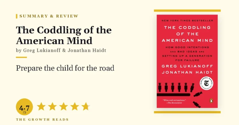 The Coddling of the American Mind Summary & Review: Prepare the Child for the Road