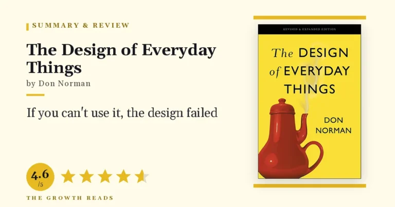 The Design of Everyday Things by Don Norman — summary and review with 4.6/5 rating