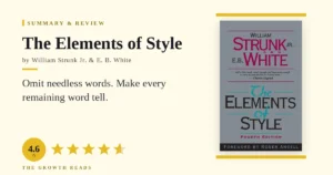 The Elements of Style Summary & Review: Cut Until One Meaning Remains