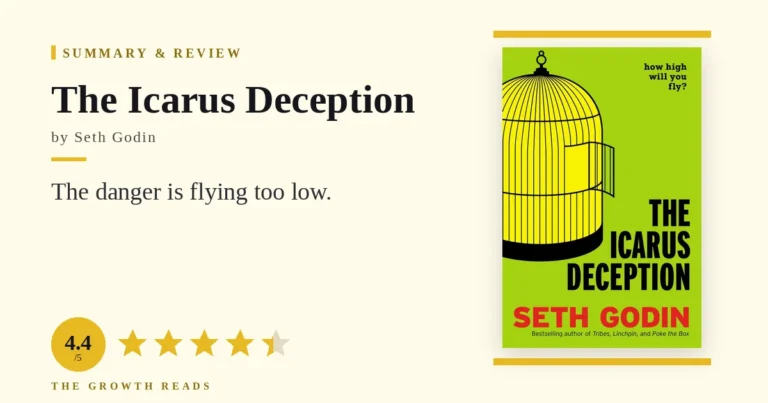 The Icarus Deception by Seth Godin — summary and review with 4.4/5 rating