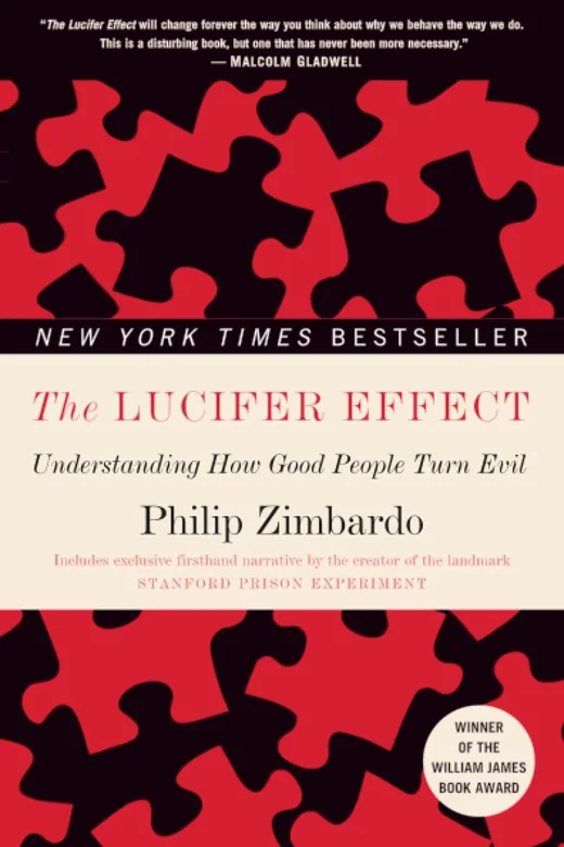 The Lucifer Effect by Philip Zimbardo book cover