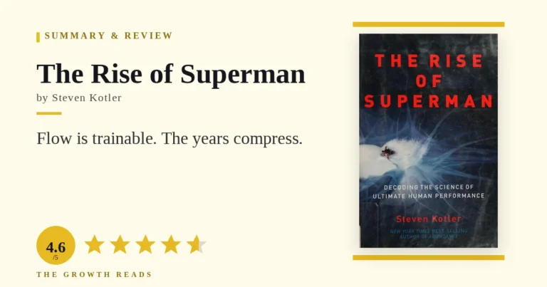 The Rise of Superman by Steven Kotler — summary and review with 4.6/5 rating