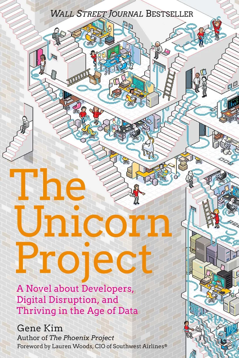 The Unicorn Project by Gene Kim book cover