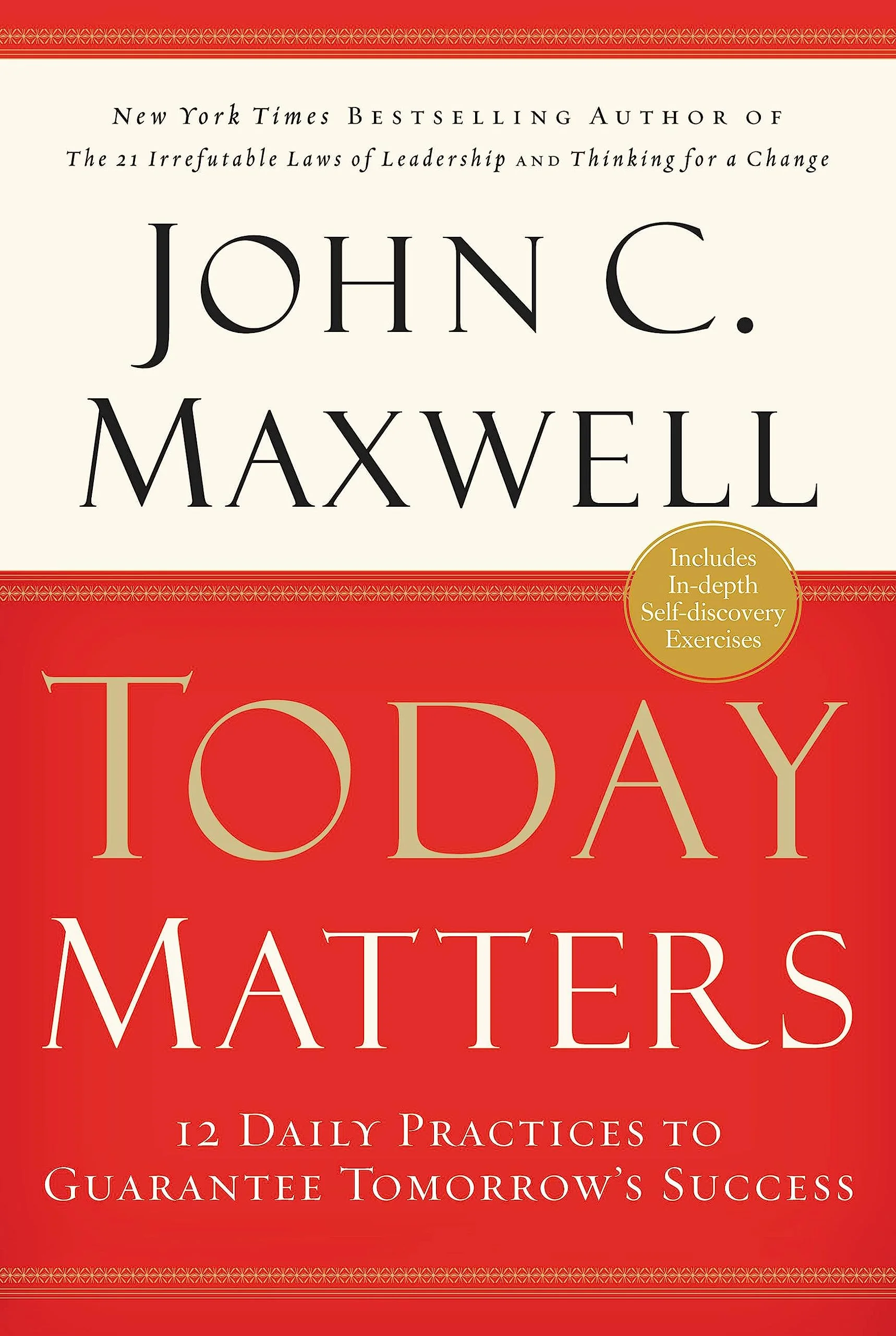 Today Matters by John C. Maxwell book cover