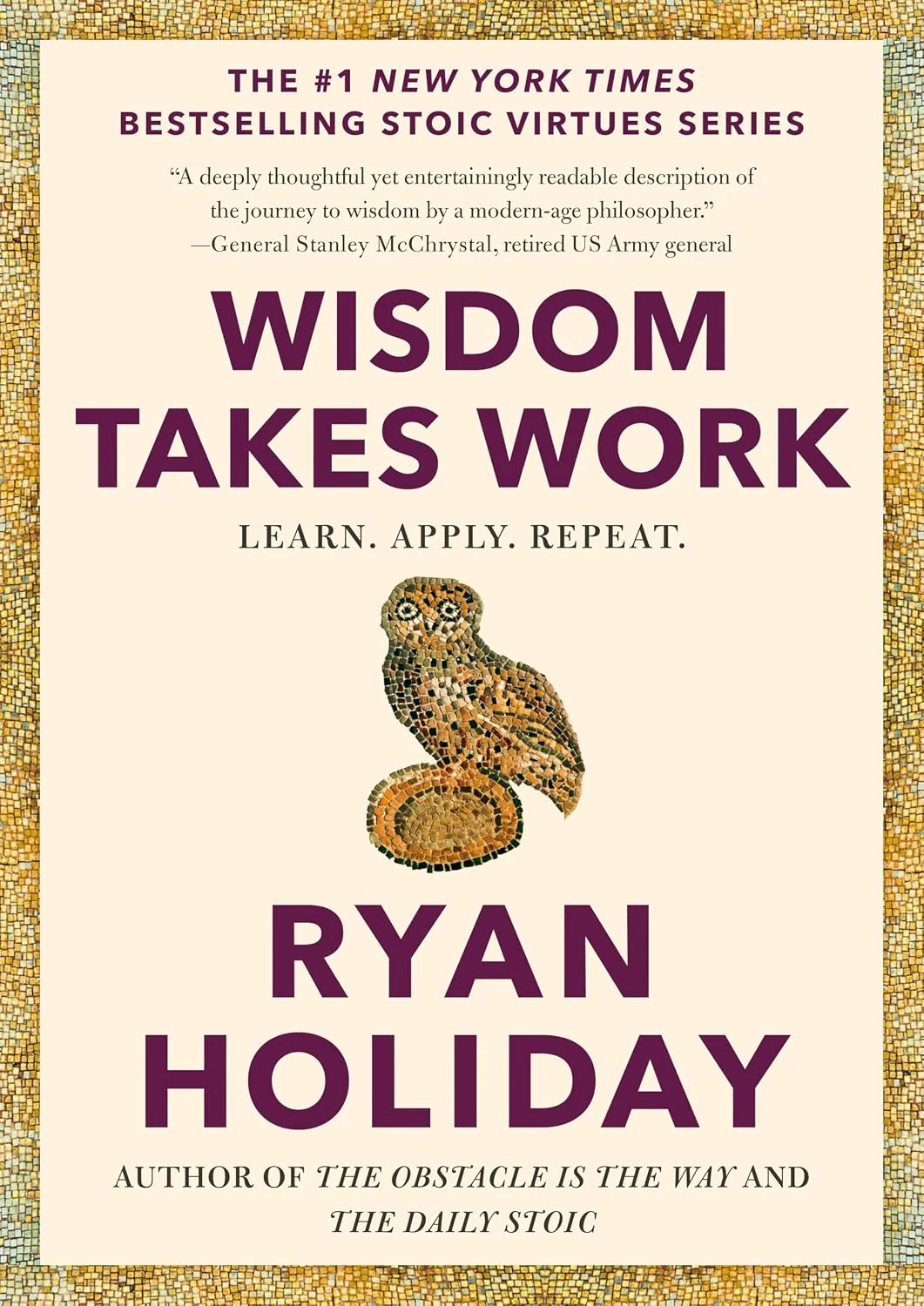 Wisdom Takes Work by Ryan Holiday book cover